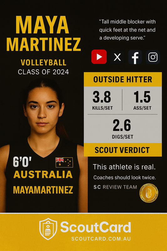 Volleyball ScoutCard